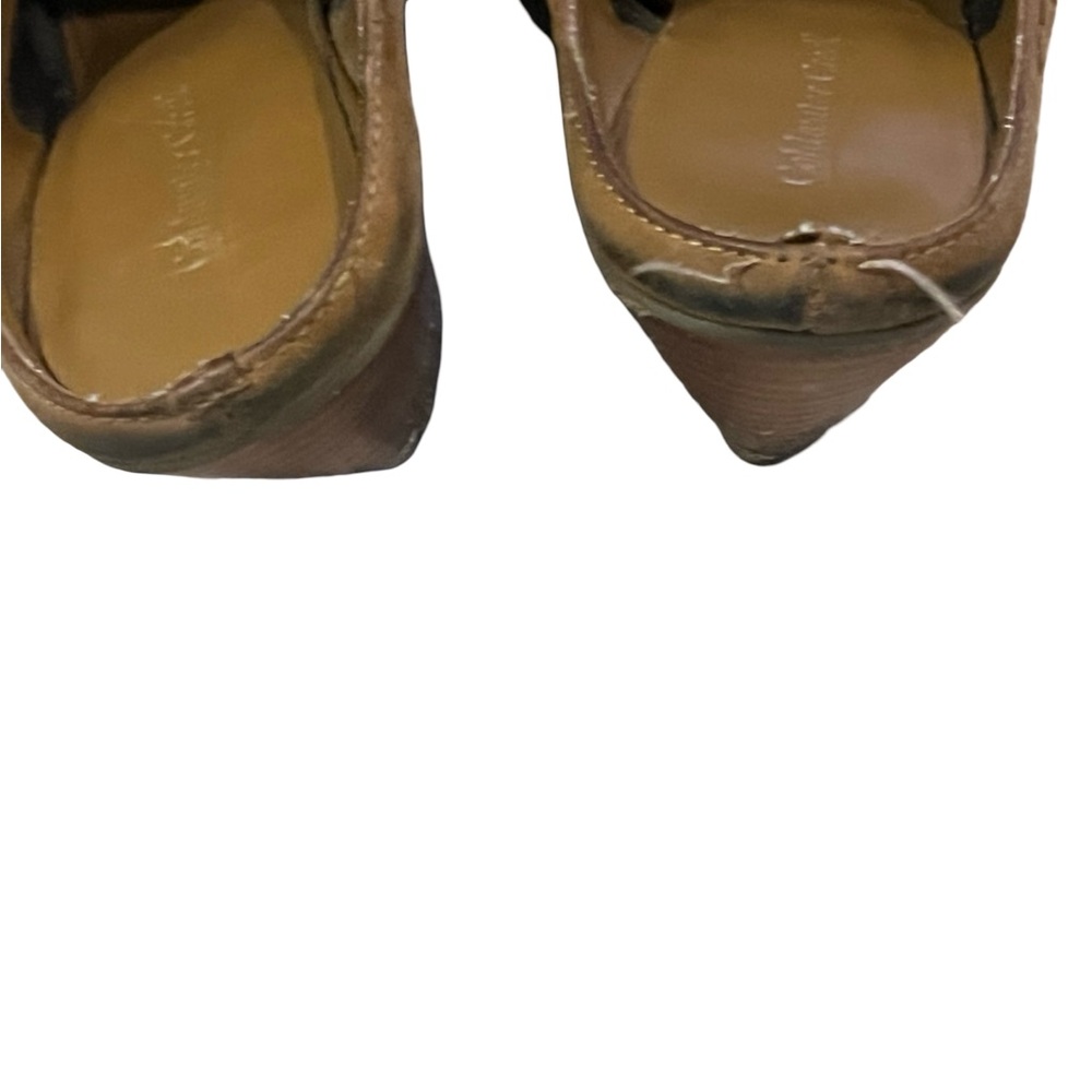 Coldwater Creek Leather Mule Heels Size 7 Pointed Toe western Cowboy boot - Picture 6 of 7